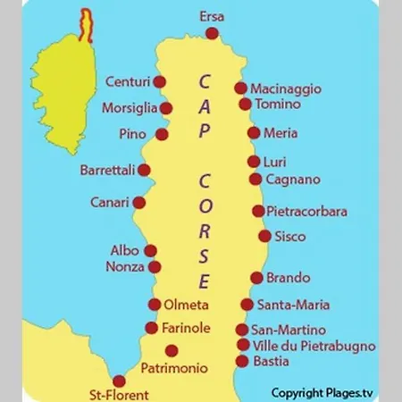 Maison Village Cosy 450m De La , 2km De La Cap Corse Casa vacanze