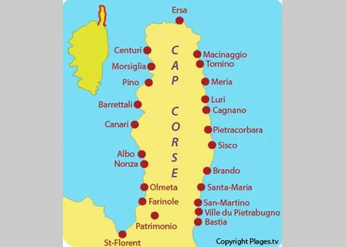 Maison Village Cosy 450m De La , 2km De La Cap Corse Nyaraló